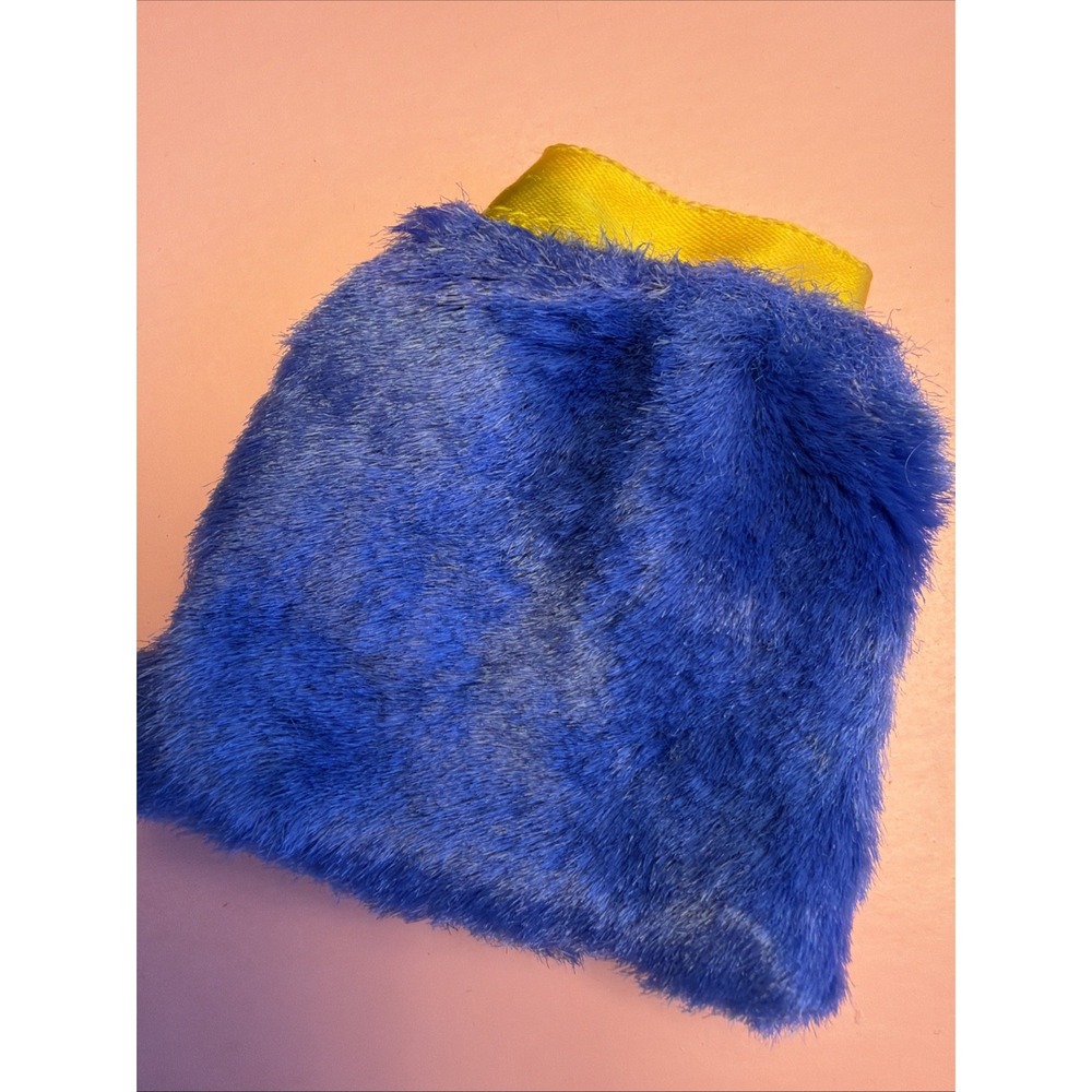 Vintage Barbie Soft n Snug blue Faux Fur MINI Skirt💕VHTF FOR THE COLLECTOR